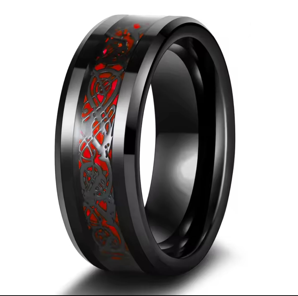 Morvella™ Eternal Bond Couple Rings - Red
