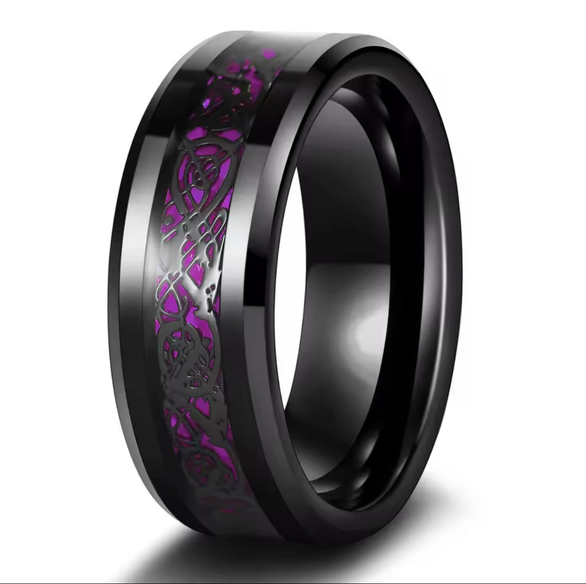Morvella™ Eternal Bond Couple Rings - Purple
