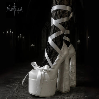 Morvella™ Midnight Ballet High Heels