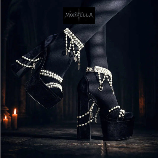 Morvella™ Nocturne Doll High Heels