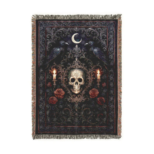 Morvella™ Midnight Rose Blanket