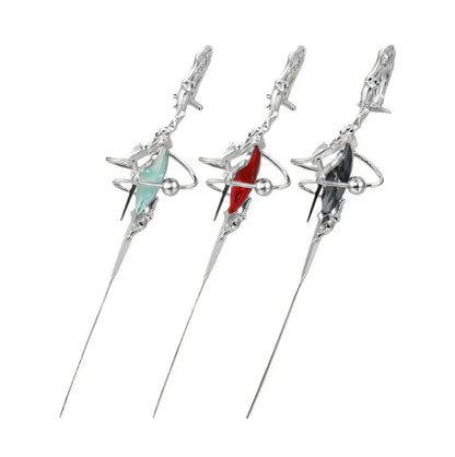 Morvella™ Star Trails Needle Earrings