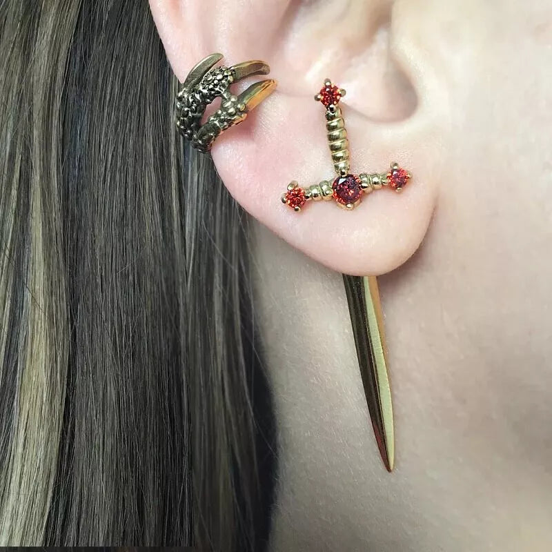 Morvella™ Sword Earrings